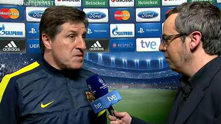 Champions League - Roura: "Los jugadores habían recibido críticas desmesuradas"