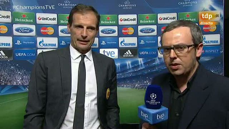 Allegri: "El Barça ha merecido la clasificación"