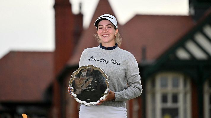 Paula Mart�n, mejor jugadora 'amateur' del Open brit�nico de golf