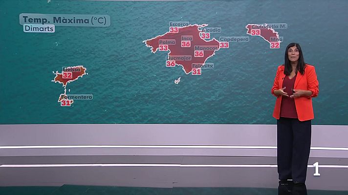 Informatiu Balear - El temps a les Illes Balears - 03/08/26