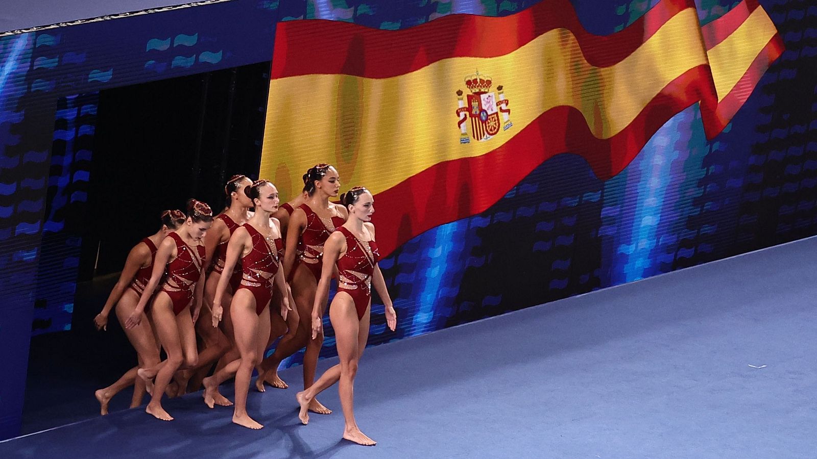 Espa�a se cuelga la plata en equipo libre en el Campeonato Europeo de nataci�n art�stica