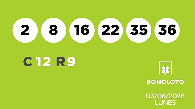Sorteo de la Lotería Bonoloto del 03/08/2026 - Ver ahora