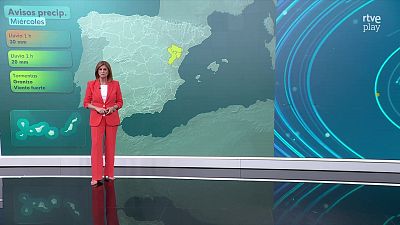 Chubascos y tormentas en el cuadrante nordeste peninsular e interior de Mallorca