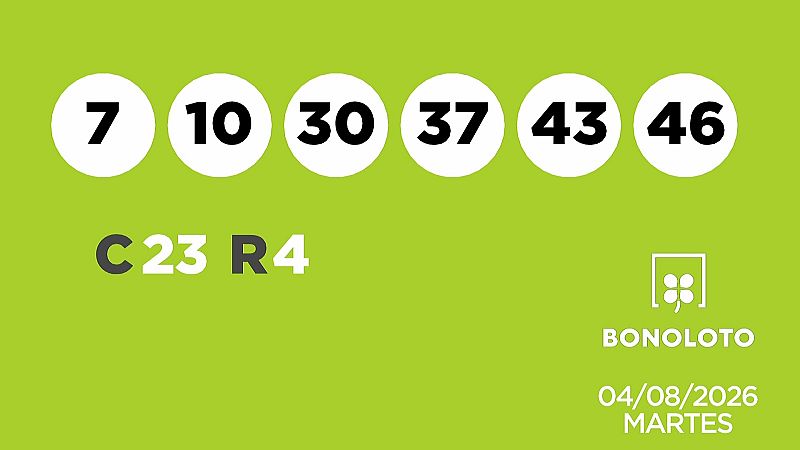 Sorteo de la Lotería Bonoloto y Euromillones del 04/08/2026 - Ver ahora