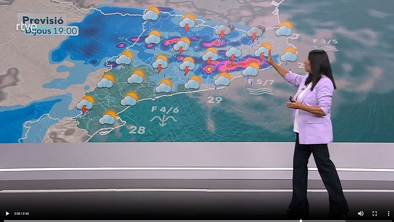 El Temps amb S�nia Papell (05/08/2026) | RTVE Catalunya - El temps | Veure