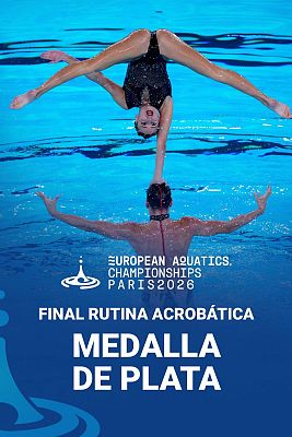 Natación - España, plata en la final de acrobacias del Europeo 2026