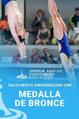 Natación - Ana Carvajal y Jorge Rodríguez ganan la medalla de bronce en la final de salto