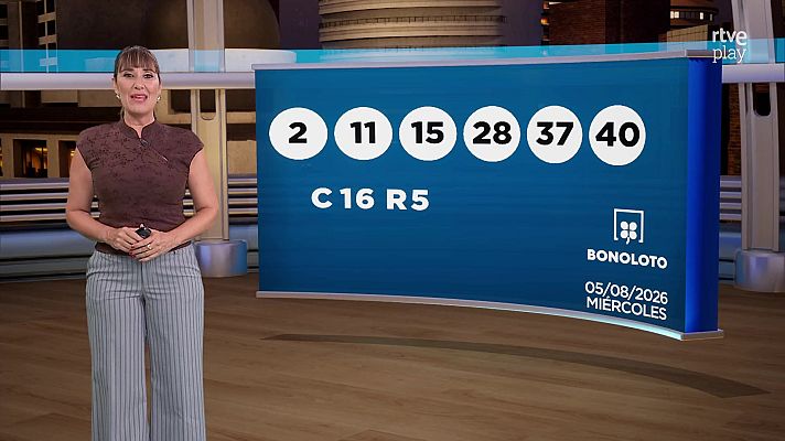 Loterías - Sorteo de la Bonoloto del 05/08/2026