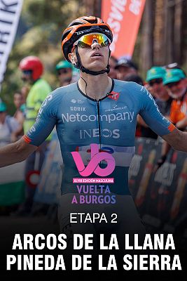 Ciclismo - Vuelta a Burgos Masculina. 2ª etapa: Arcos de la Llana - Pineda de la Sierra