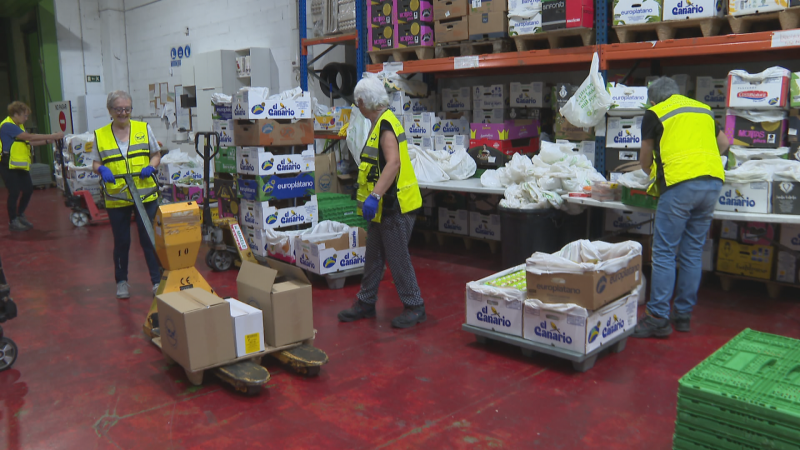 Récord de solidaridad para el Banco de Alimentos de Bizkaia | RTVE Play - Ver ahora