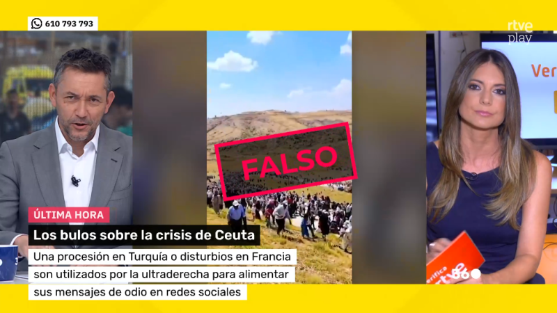 VerificaRTVE desmiente los bulos sobre la crisis en Ceuta