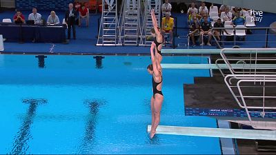 Campeonato de Europa de Deportes Acuáticos. Natación saltos: Final Sincro Femenina de Trampolín 3 metros y Final Masculina de Plataforma 10 metros 