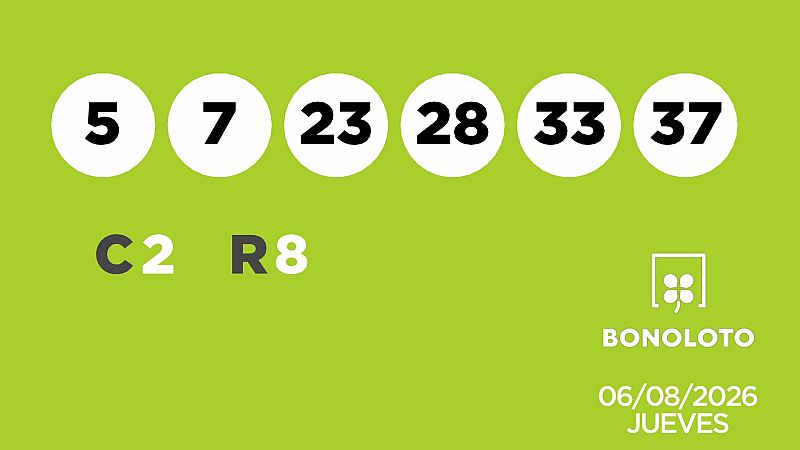 Sorteo de la Loter�a Bonoloto del 06/08/2026 - Ver ahora