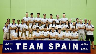 El equipo espa�ol de nataci�n en l�nea ya est� listo para el Europeo de Par�s