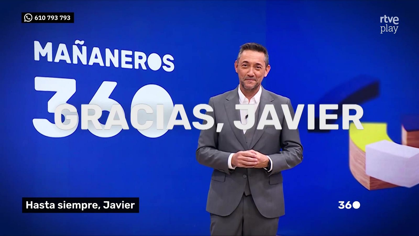Javier Ruiz se despide de Mañaneros 360º - Mañaneros 360 | Ver