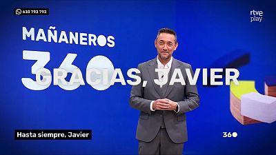 Javier Ruiz se despide de Mañaneros 360º