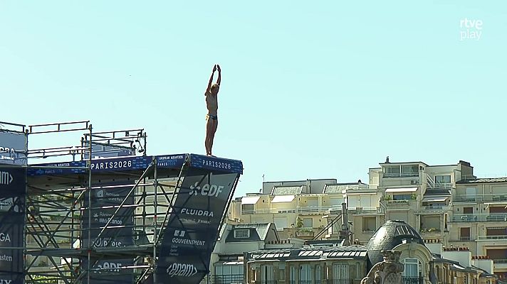 Natación - Campeonato de Europa de Deportes Acuáticos. Natación saltos de gran altura: Final Masculina de 20 metros. Ronda 1 y 2 
