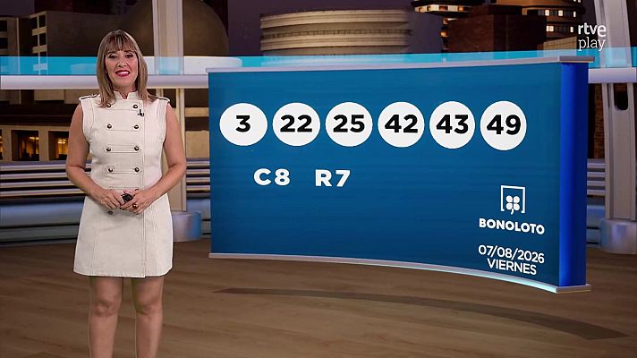 Loterías - Sorteo de la Bonoloto y Euromillones del 07/08/2026