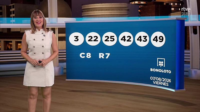 Sorteo de la Bonoloto y Euromillones: 07/08/2026 - Loterías | Ver