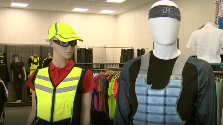 Telediario 2 - Ropa refrigerante para trabajar con altas temperaturas
