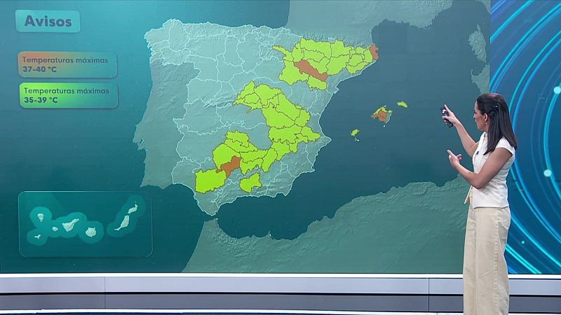 El Tiempo - 08/08/26 - RTVE.es - El tiempo | Ver