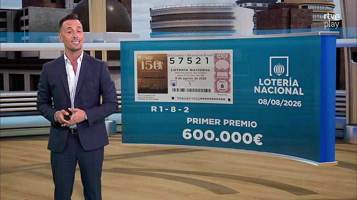 Loterías - Sorteo de la Lotería Nacional del 08/08/2026