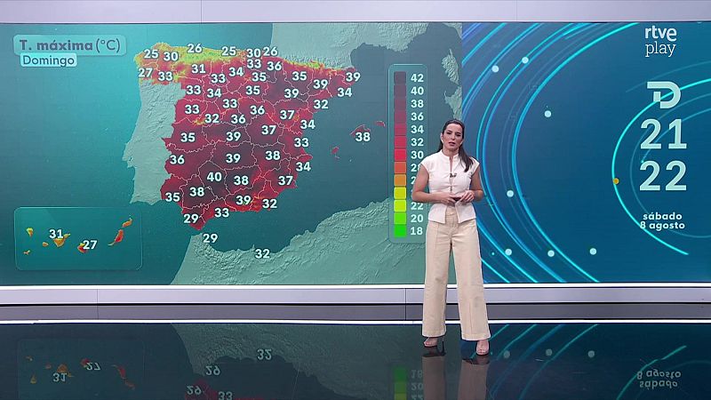 El Tiempo - 08/08/26 - RTVE.es - El tiempo | Ver