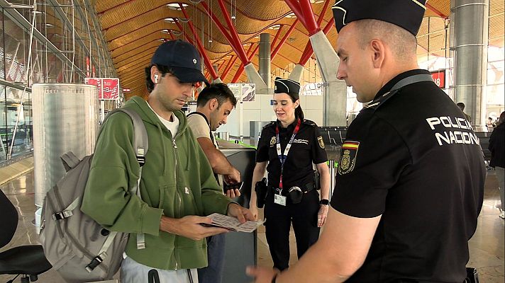 Telediario Fin de Semana - España establece controles fronterizos con Italia