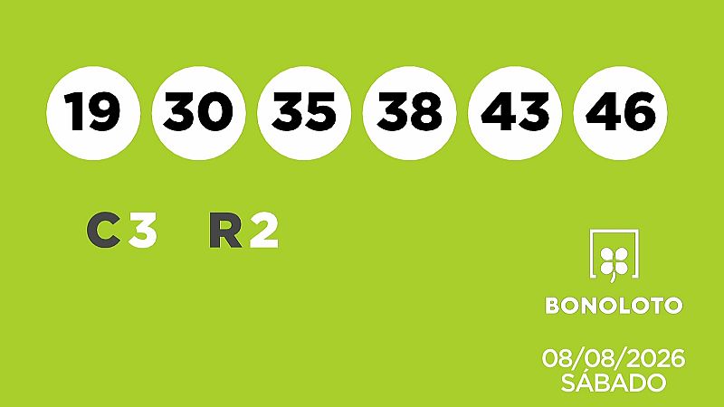 Sorteo de la Lotería Bonoloto del 08/08/2026 - Ver ahora