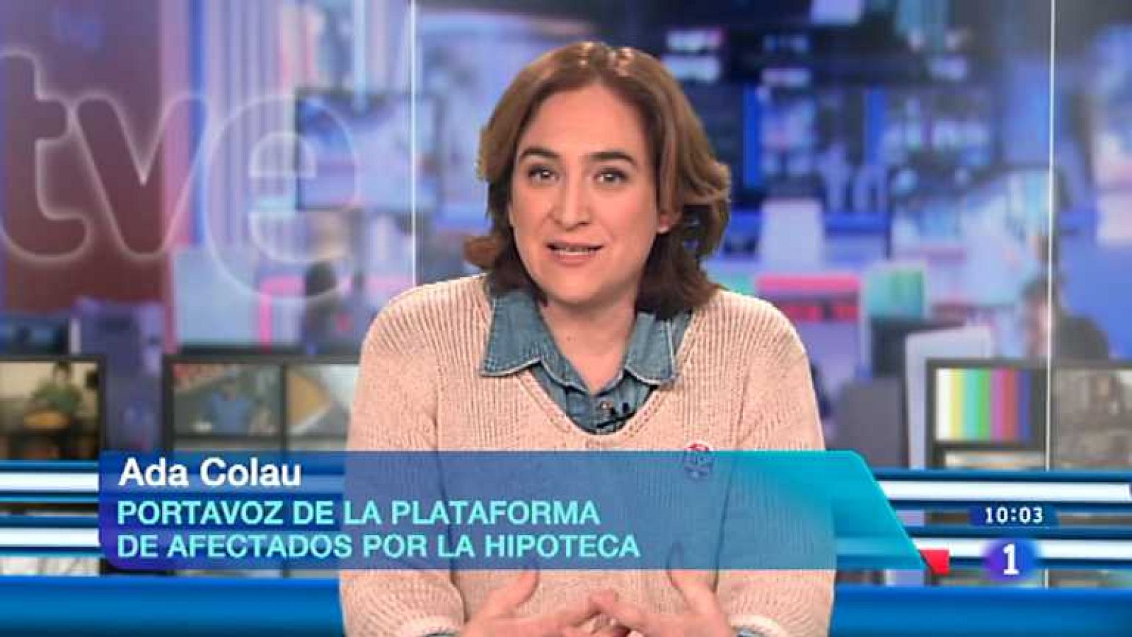 Los desayunos de TVE - Ada Colau, portavoz de la Plataforma de Afectados por la Hipoteca - Ver ahora