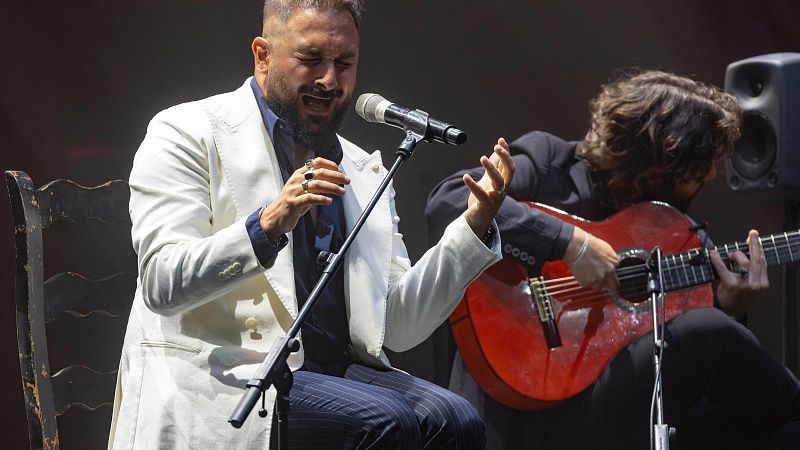 Rafa del Calli, ganador de la Lámpara Minera de la 65 edición del Festival Internacional del Cante de las Minas