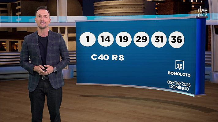 Loterías - Sorteo de la Bonoloto y El Gordo de la Primitiva del 09/08/2026