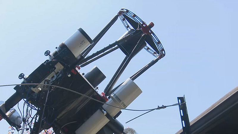Imagen del telescopio de Ramón Hevia