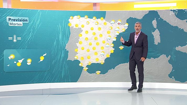 El tiempo - Tormentas fuertes, con granizo y viento, en Comunidad Valenciana y sur de la Ibérica, el sudeste, Navarra