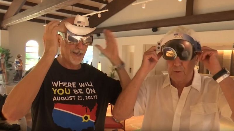 Llegan a España los turistas del eclipse