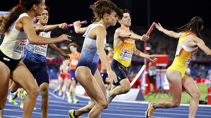 Atletismo - El relevo mixto español de 4x400 finaliza quinto en el Europeo de atletismo de Birmingham 2026
