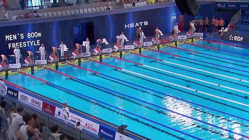 Europeo Natación 2026: Carlos Garach, récord de España 800 libre - Natación | Ver