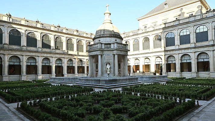 Telediario 1 - El Patio de los Evangelistas de El Escorial abre sus puertas al público por primera vez