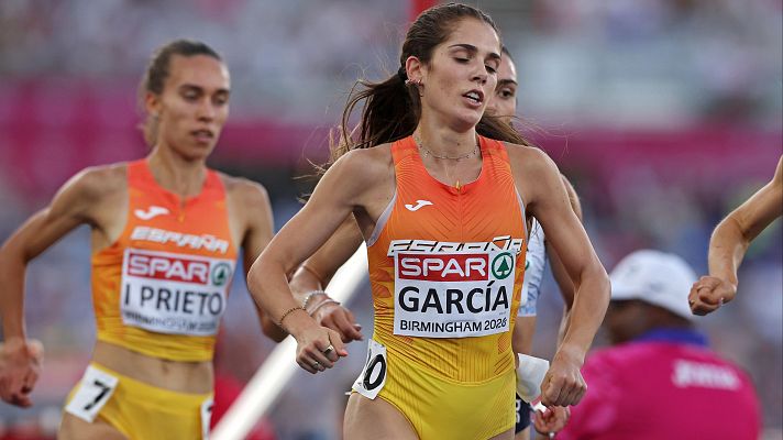 Atletismo - Marta García se cuelga la medalla de plata de 5.000m en el Campeonato de Europa en Birmingham