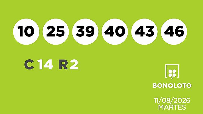 SELAE - Sorteo de la Lotería Bonoloto y Euromillones del 11/08/2026