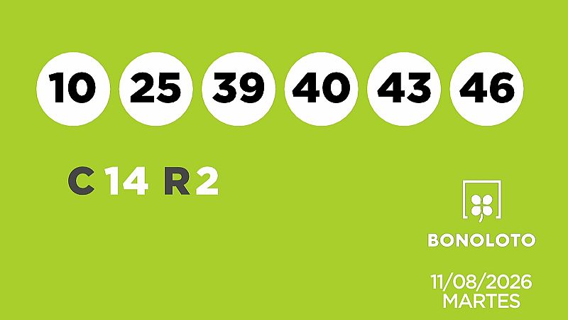 Sorteo de la Lotería Bonoloto y Euromillones del 11/08/2026 - Ver ahora