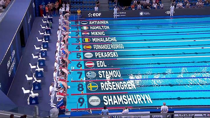 Natación - Campeonato de Europa de Deportes Acuáticos. Sesión matinal