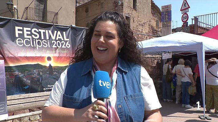 L'Informatiu - Tot a punt a Prades, mirador excepcional per veure l'eclipsi solar