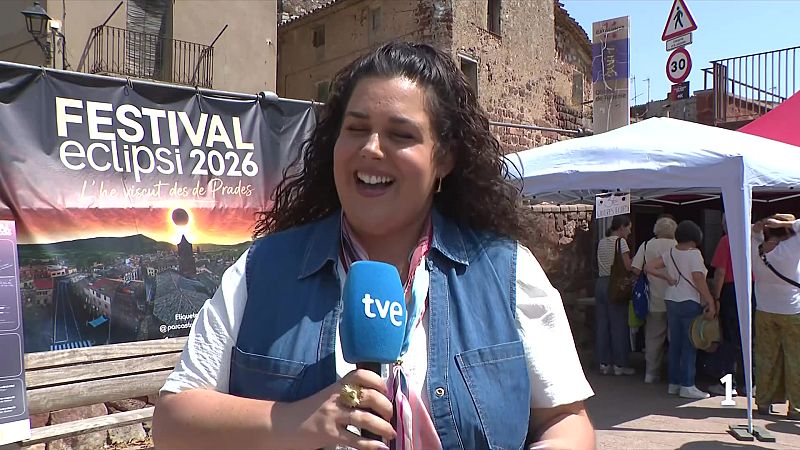 Tot a punt a Prades, mirador excepcional per veure l'eclipsi solar - L'Informatiu | Veure