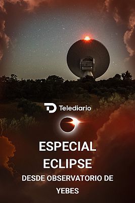 Telediario 1 - Especial Eclipse Solar desde Yebes