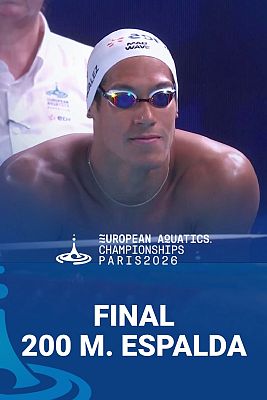 Natación - El español Hugo González, sexto en la final de los 200m espalda del Europeo de natación 2026