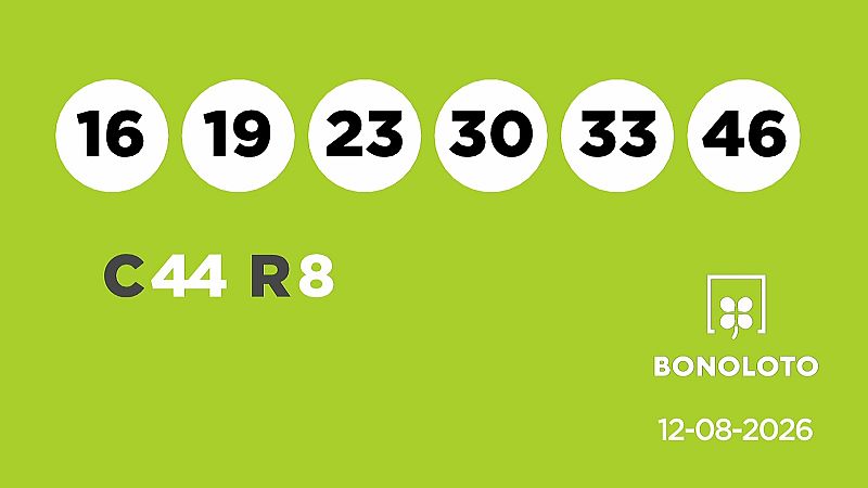Sorteo de la Lotería Bonoloto del 12/08/2026 - Ver ahora
