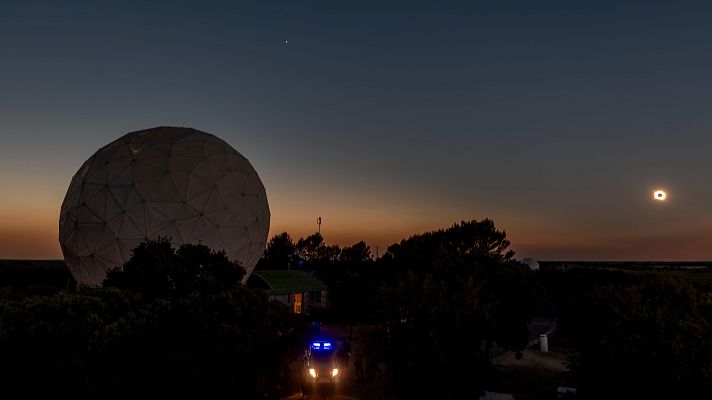 Telediario 2 - El eclipse solar total, un evento de gran valor científico