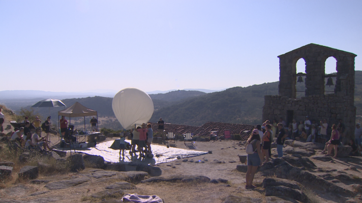  - El globo sonda de Trevejo capta detalles del eclipse solar