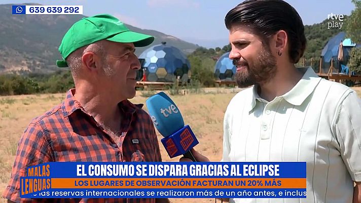 Malas lenguas - El eclipse también deja beneficios: los negocios hacen caja